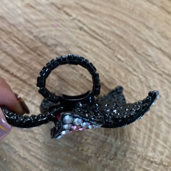 Bundle of long silver gem necklaces, mid length and pairs of elastic metal rings - Picture 11 of 15